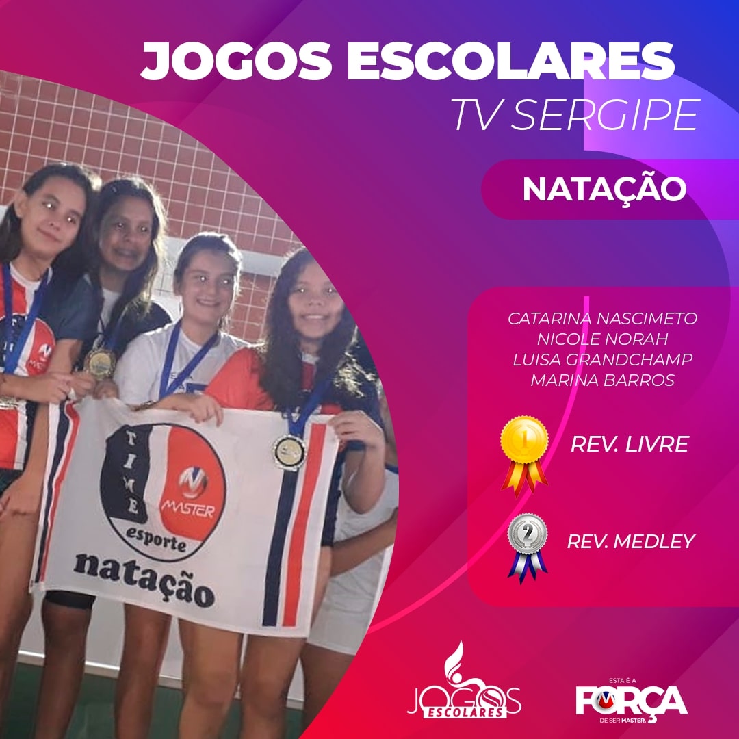 Natação - Catarina, Nicole, Luisa, Marina