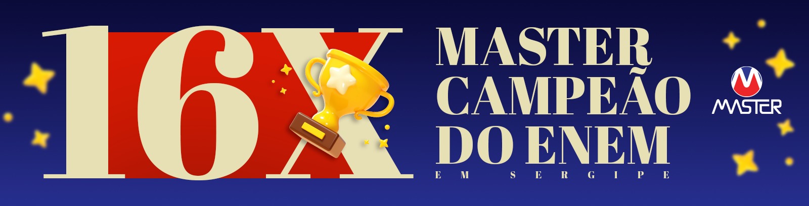 16X MASTER CAMPEAO DO ENEM EM SERGIPE